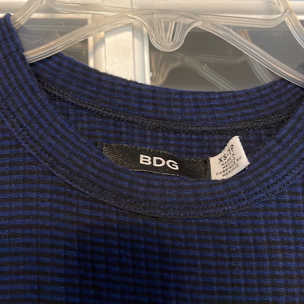 BDG | T Shirt Dress. XS. Navy and Black. - Picture 3 of 5